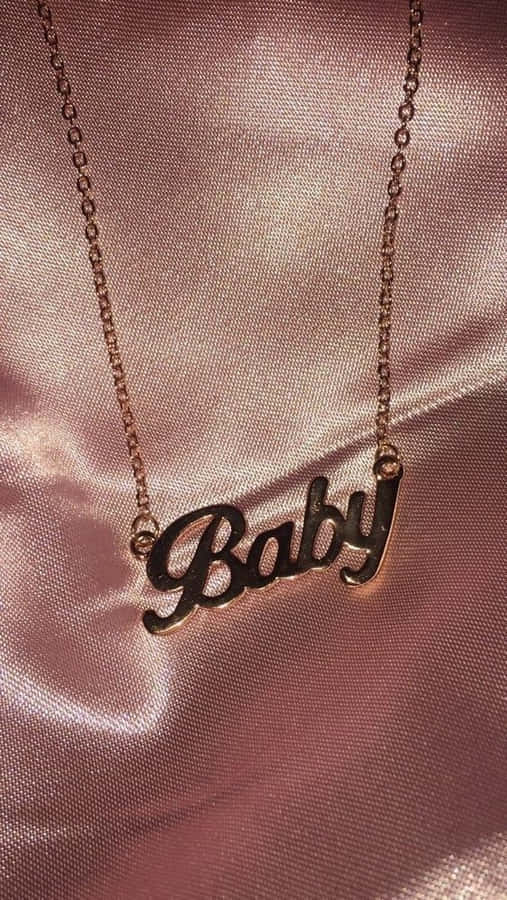 Rose Gold Color Necklace Wallpaper