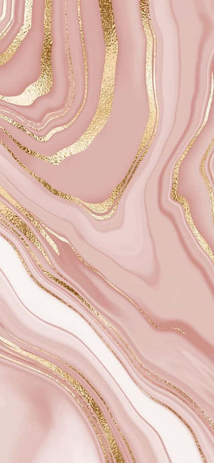 Rose Gold Color - Shining And Shimmering, A Beautiful Hue. Wallpaper