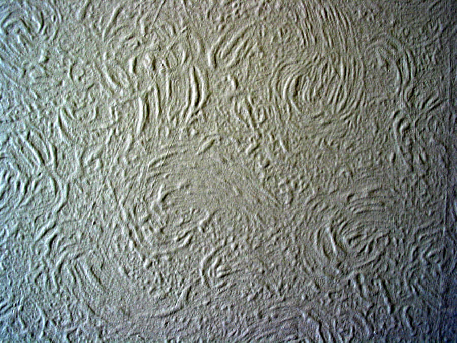 Rough Texture Embossed Curved Stucco Wallpaper