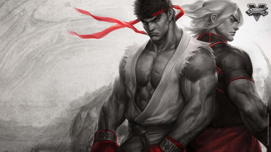 Ryu & Ken Street Fighter 4k Wallpaper