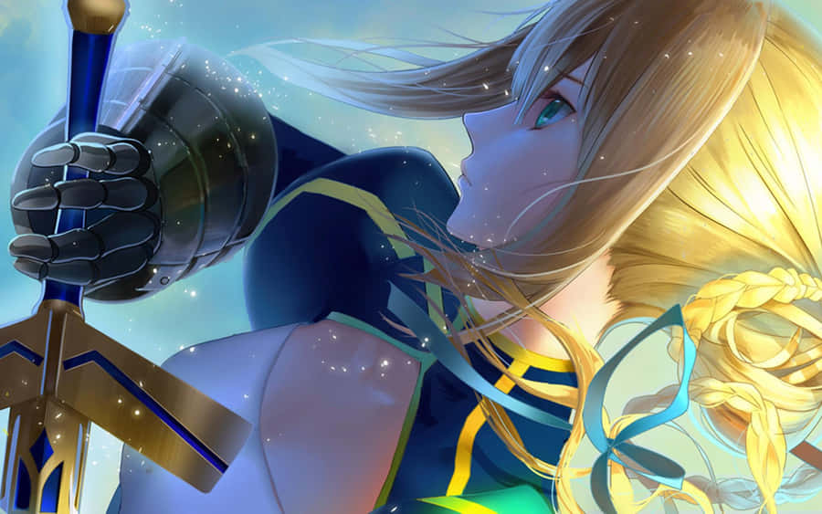 Saber Fate Stay Night Drawing Sword Wallpaper