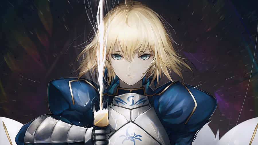 Saber Fate Stay Night Summoning Sword Wallpaper