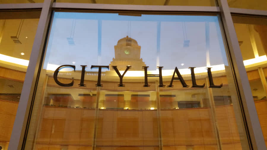 Sacramento City Hall Glass Name Wallpaper