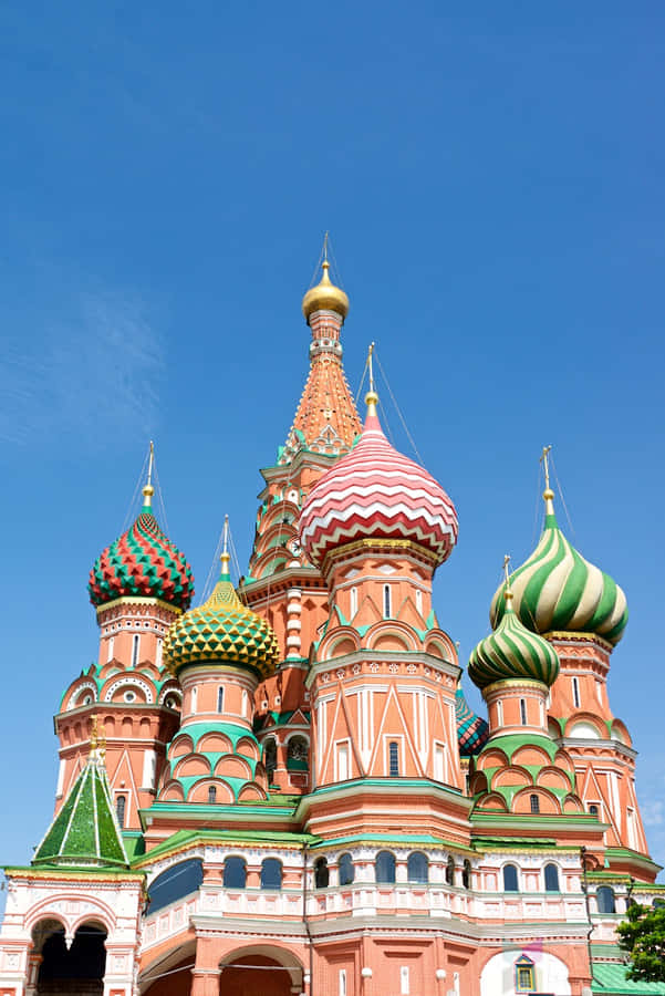 Saint Basil's Cathedral Light Of The Sun Wallpaper