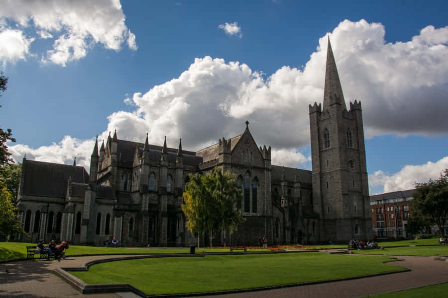 Saint Patrick's Cathedral Park Dublin Wallpaper
