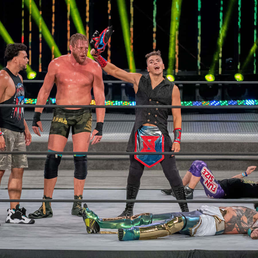 Sammy Guevara Taking Off His Mask Wallpaper