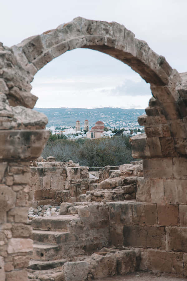 Saranta Kolones In Paphos Wallpaper