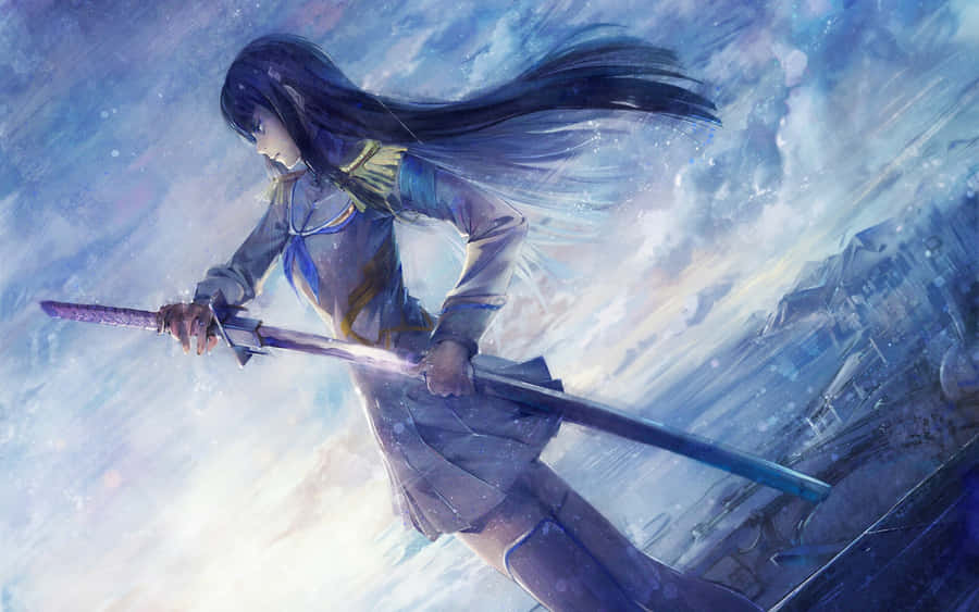 Satsuki Kiryuin - The Soon-to-be Matriarch Of Honnouji Academy Wallpaper