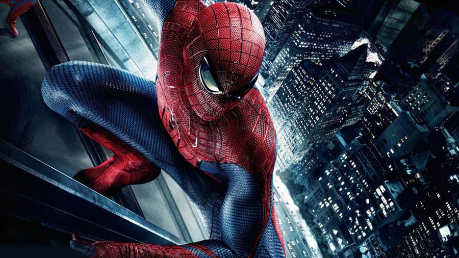 Scaling Building Spider Man Pfp Wallpaper