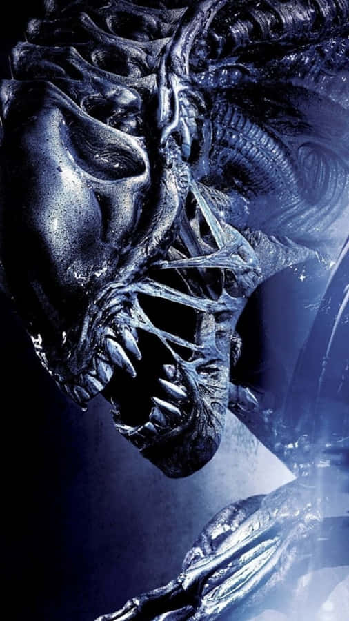 Scar Of Alien Vs Predator Portrait Wallpaper