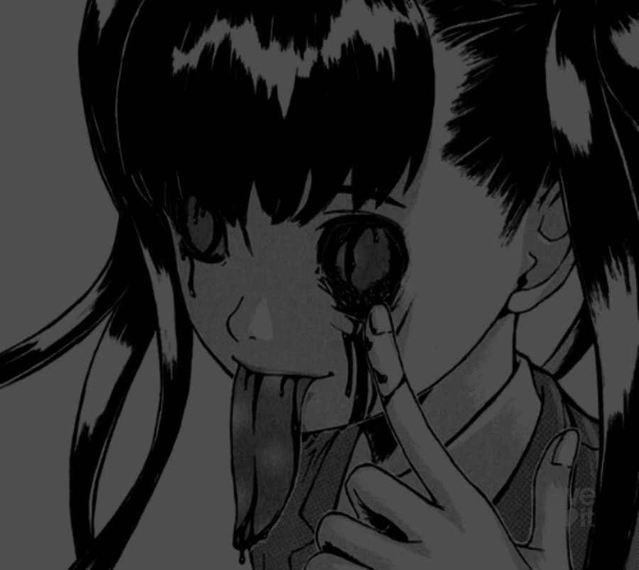Scary Edgy Girl Pfp Wallpaper