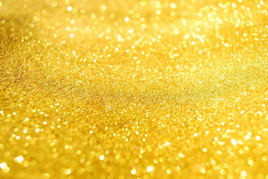 Shine The Night Away With Yellow Glitter Wallpaper