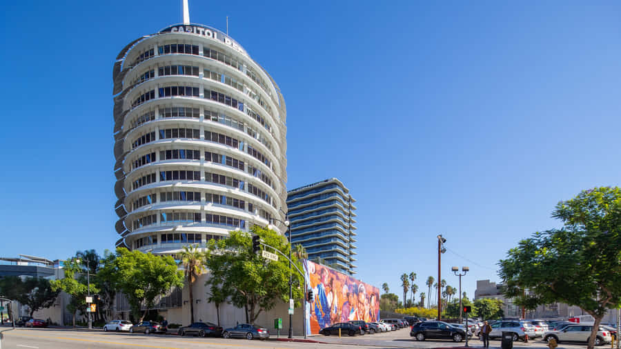 Shot Of Capitol Records Building Wallpaper