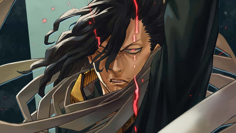 Shota Aizawa In His All Might Inspired Costume Wallpaper