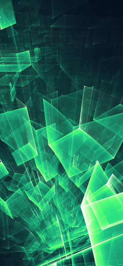 Show Off Your Style With The Stunning Green Iphone 11 Wallpaper
