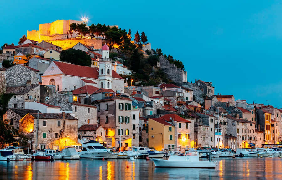 Šibenik In Crotia Wallpaper