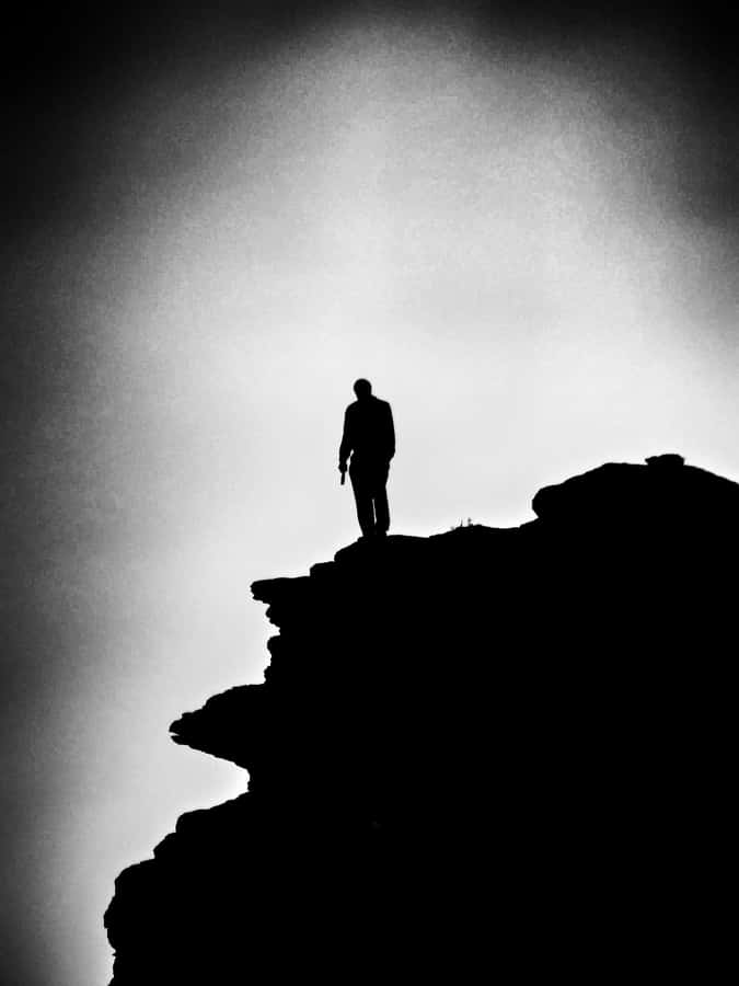 Silhouette Depressed Pfp Wallpaper