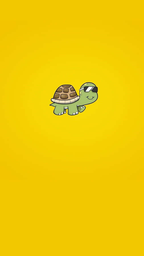 Simple And Cute Turtle Iphone Wallpaper