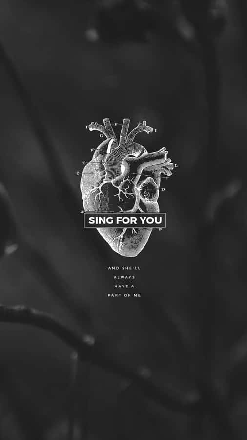 Sing For You Heart Illustration Wallpaper