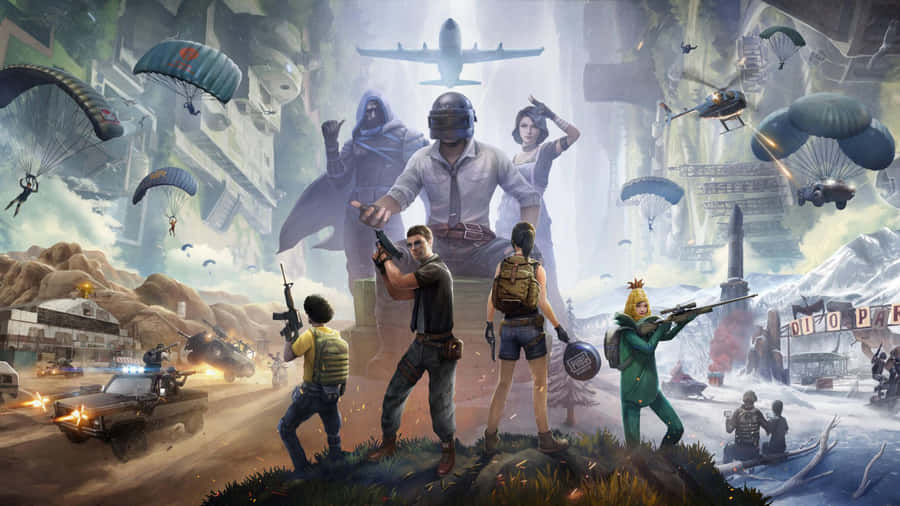 Skins And Parachutes Pubg1920x1080 Wallpaper