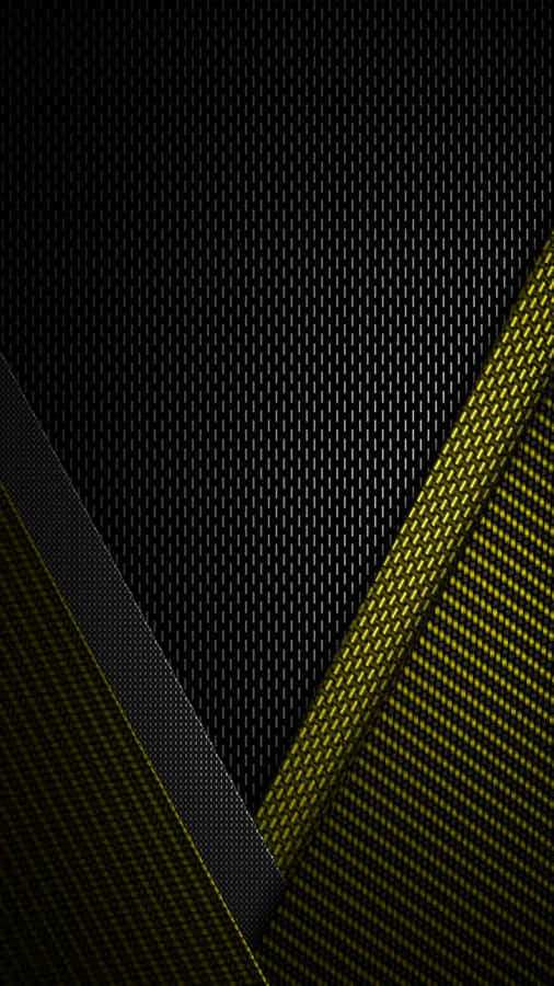 Sleek And Shiny Black Metallic Finish Wallpaper