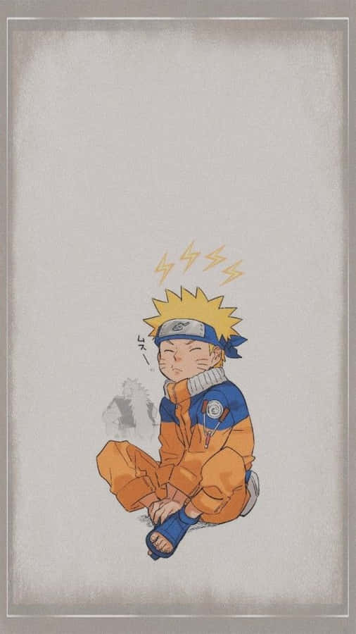 Sleepy Naruto Cartoon Art Wallpaper