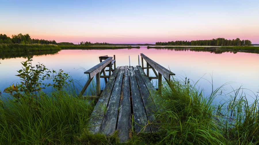 Small Pier 4k Ultra Hd Landscape Wallpaper