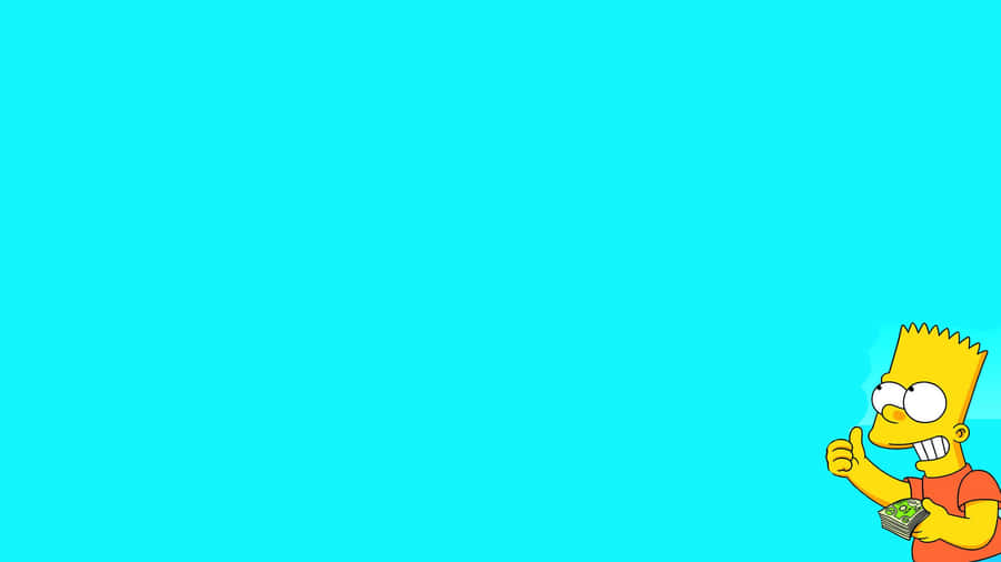 Smiling Homer Simpson Brightens Up Your Desktop Wallpaper