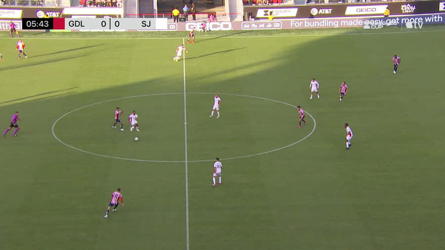 Soccer Match Action G D Lvs S J Wallpaper