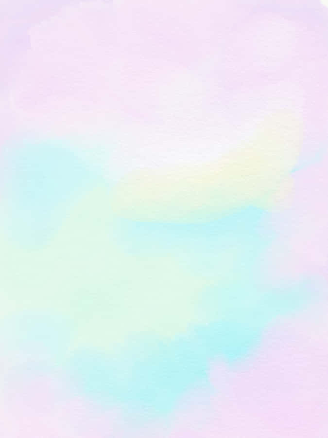 Soft Shades Of Pink And Blue With A Painterly Effect Wallpaper
