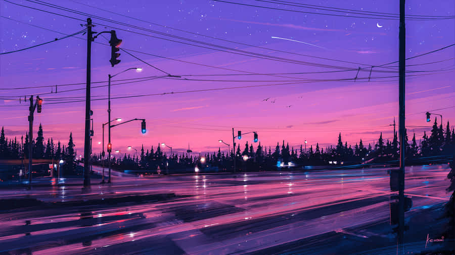 Soft, Subtle Pink & Purple Hues Wallpaper