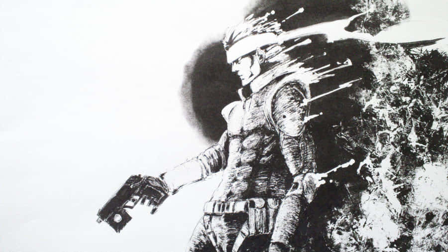 Solid Snake - A Legend In Stealth Wallpaper