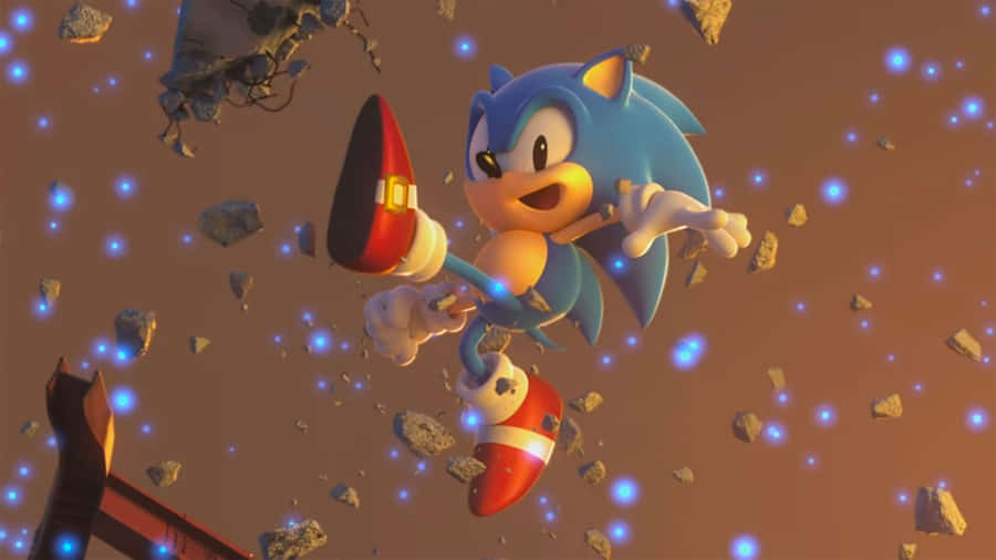 Sonic The Hedgehog 4k In Action Wallpaper
