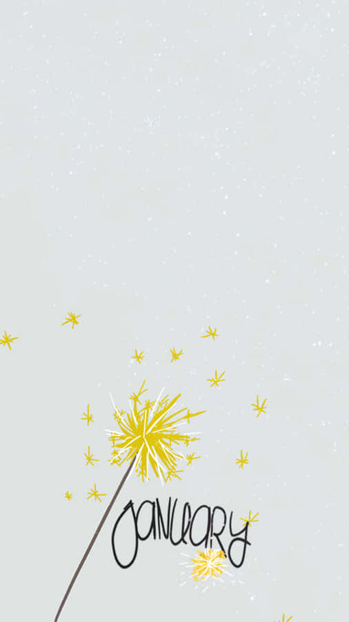 Sparkle Fireworks Art January Phone Wallpaper
