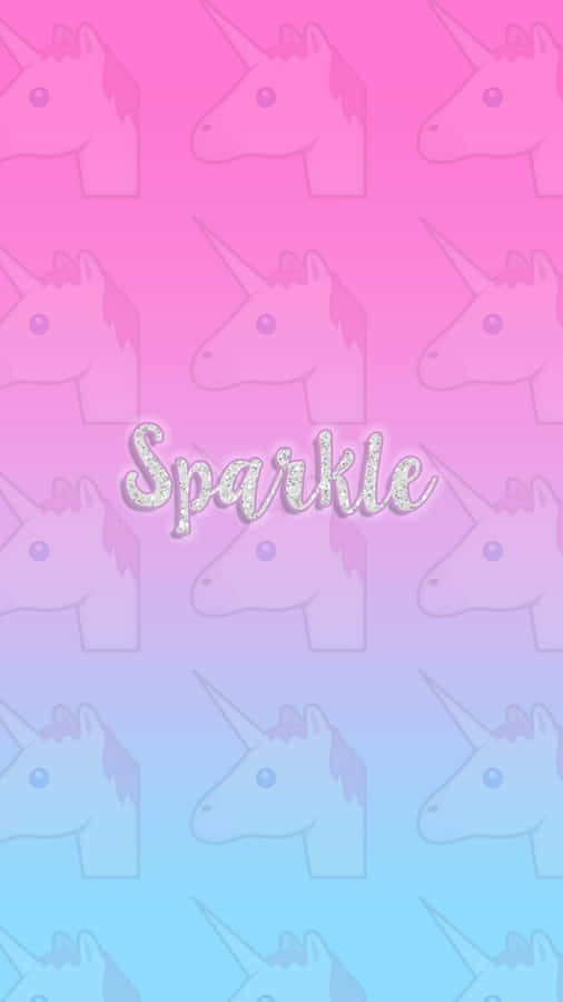 Sparkle Unicorn Aesthetic Wallpaper