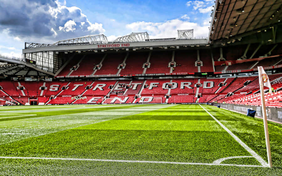 Spectacular View Of A Soccer Stadium Wallpaper