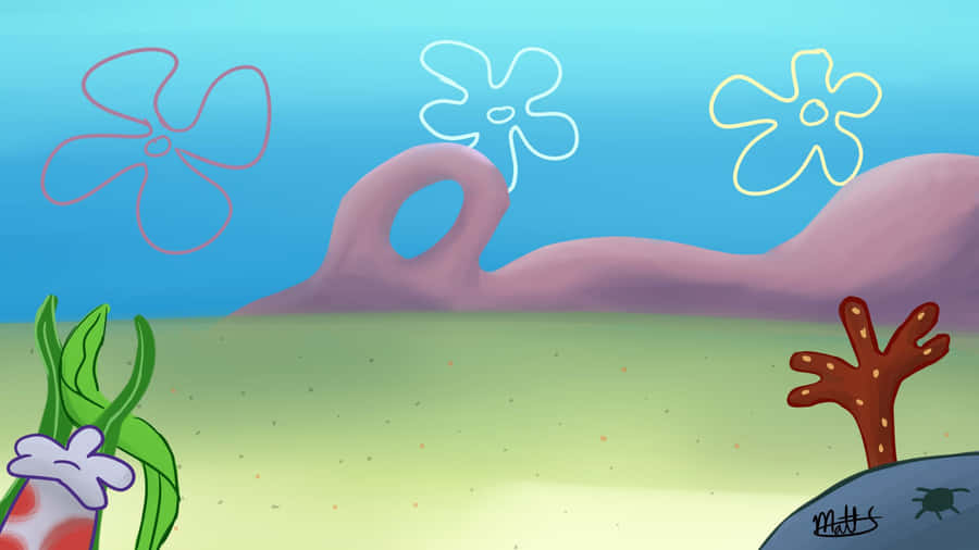 Spice Up Your Desktop With A Fun Spongebob Aesthetic Wallpaper
