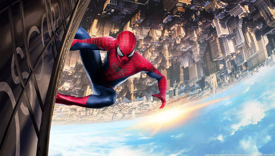 Spider Man 2 Upside Down Wallpaper