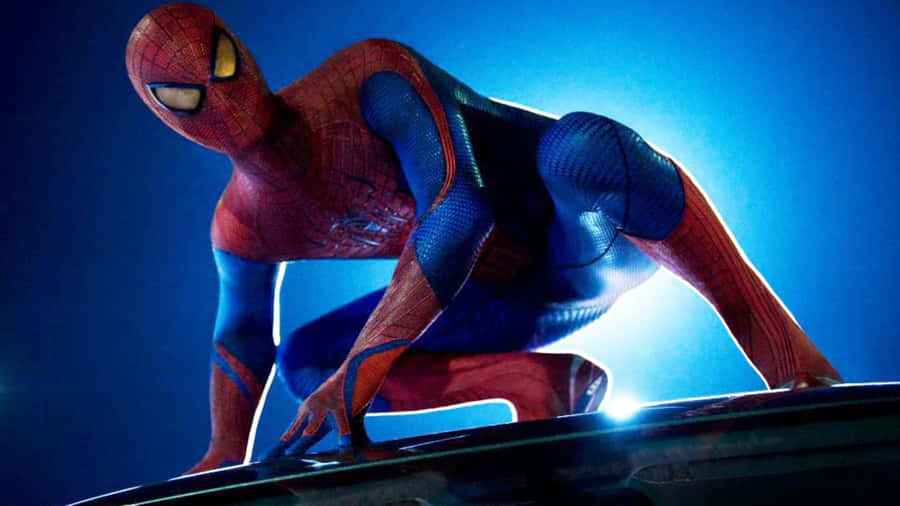 Spiderman Pfp Crouching Wallpaper