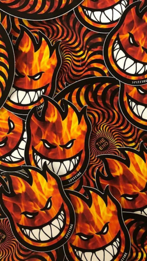 Spitfire Skate Stickers Wallpaper