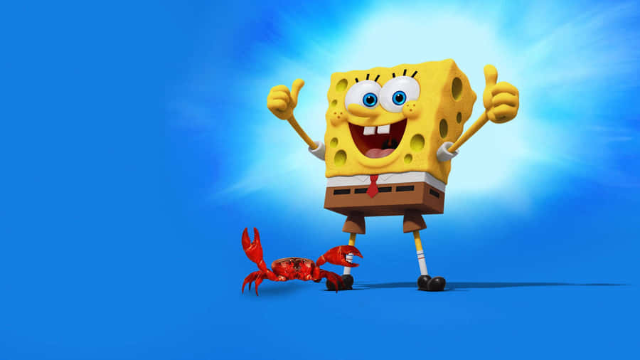 Spongebob Pfp Thumbs Up Wallpaper