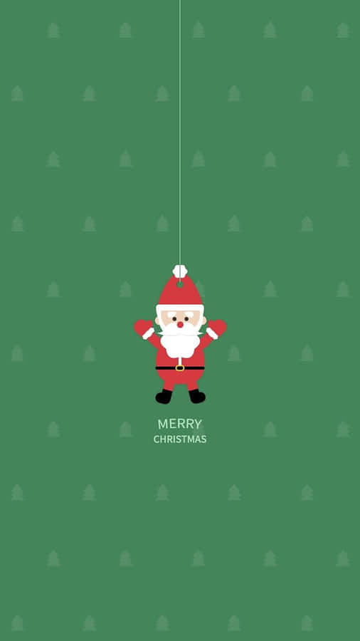 Spread The Holiday Cheer With This Fun Christmas Iphone! Wallpaper