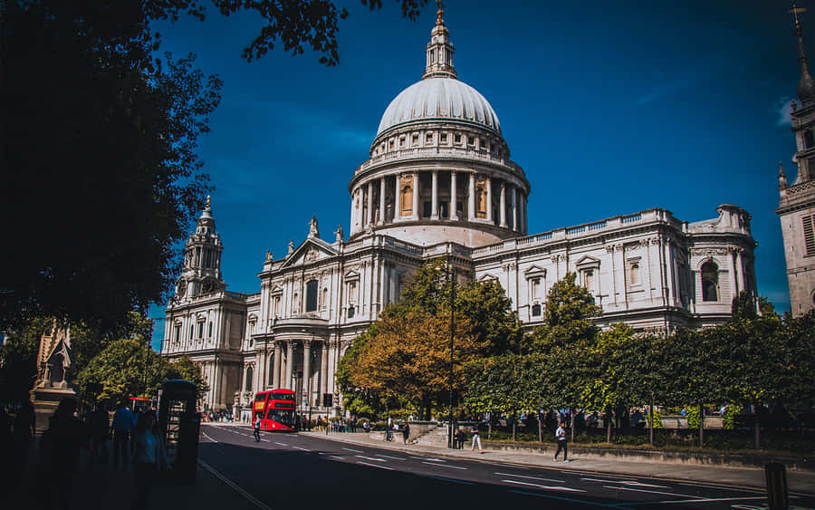 St. Paul's Cathedral Low Light Photography Wallpaper