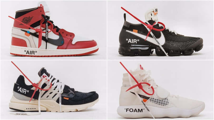 Stand Out With Off White Shoes Wallpaper