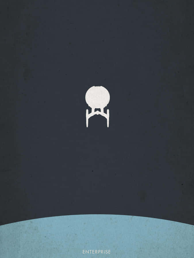 Star Trek Phone Enterprise Silhouette Wallpaper