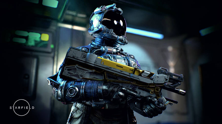 Starfield Space Pirate With A Gun Wallpaper