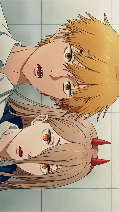 Staring Chainsaw Man Pfp Wallpaper