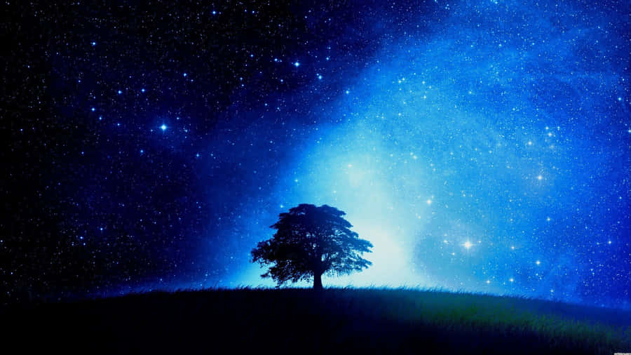 Starry Night Sky 1920 X 1080 Wallpaper