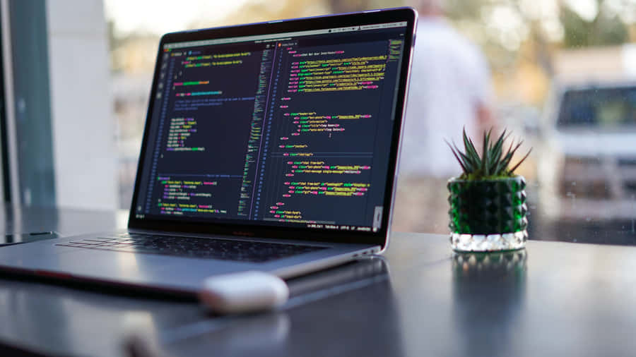 “stay Ahead Of The Curve With Technology Innovation” Wallpaper