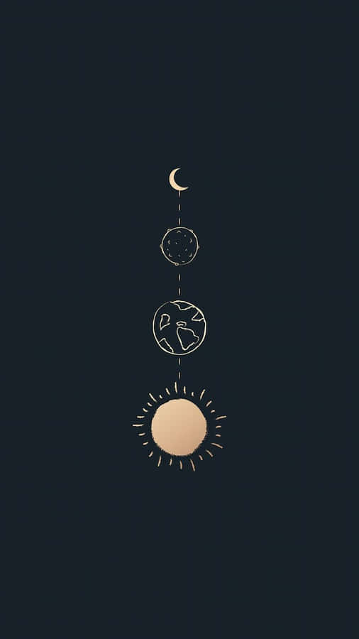 Stay Connected And Look Pretty With This Cute Phone Wallpaper